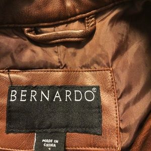 Bernardo Jackets & Coats - Bernardo Brown Leather Jacket Bernardo Jackets & Coats - Bernardo Brown Leather Jacket